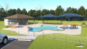 Planned neighborhood pool at Park Hill at Guinn Estates